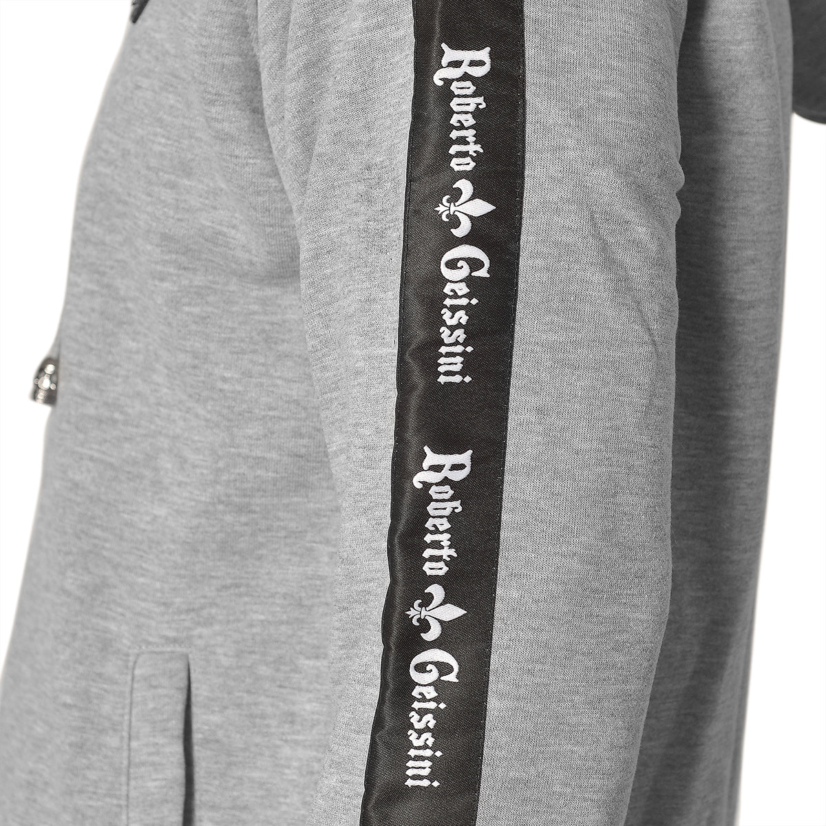 Basic Sweatjacke Grau - Image 6
