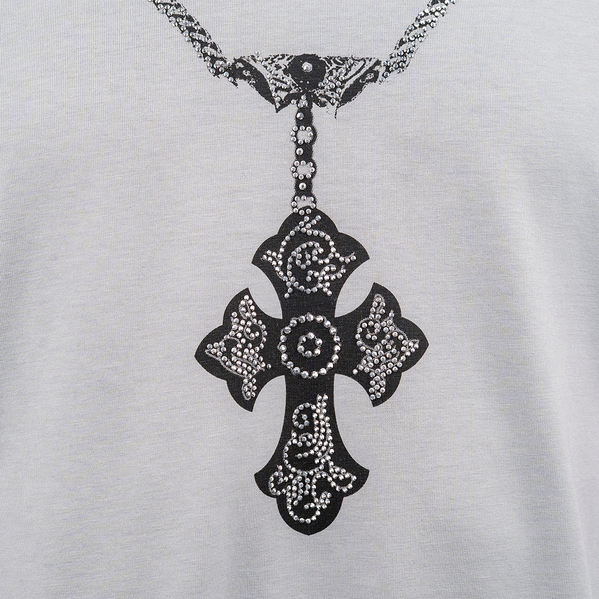 Chain stonewashed V-Neck T-Shirt - Image 13