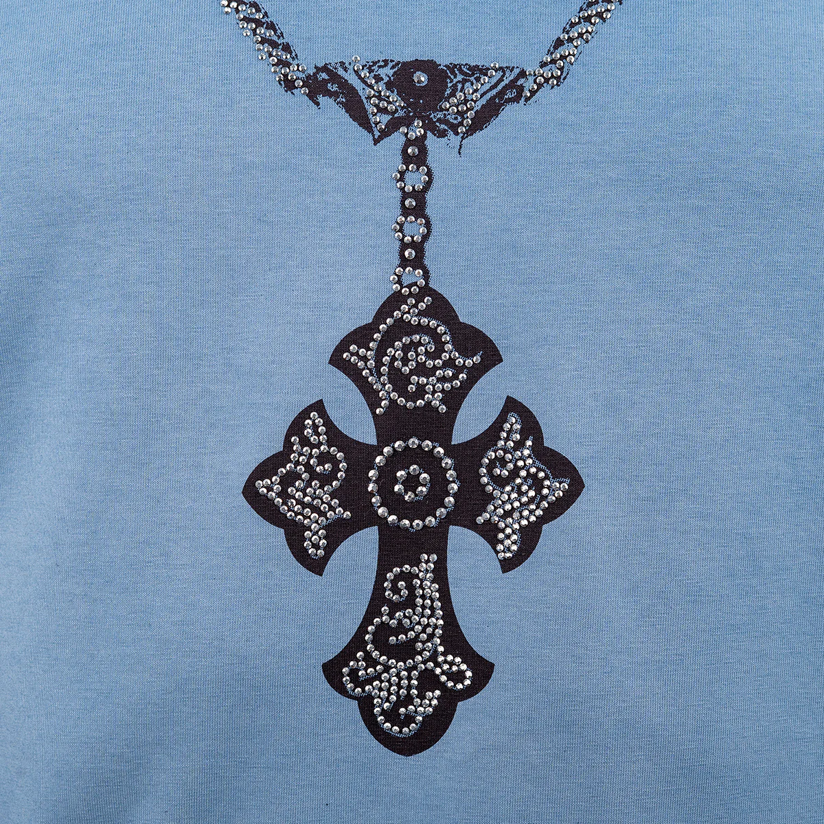 Chain stonewashed V-Neck T-Shirt - Image 3