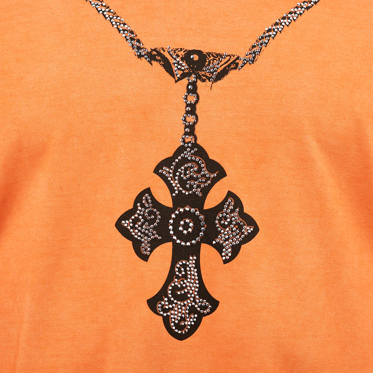 Chain stonewashed V-Neck T-Shirt - Image 8