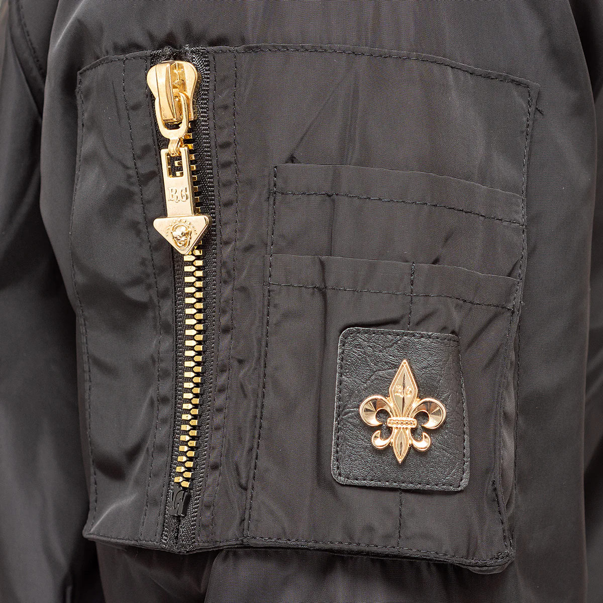 Club Jacket Schwarz Unisex - Image 6