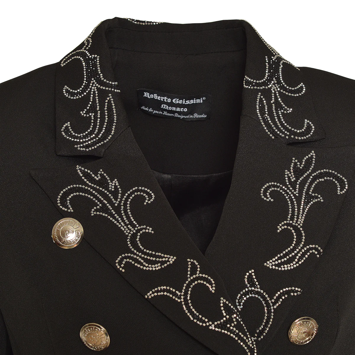 Lilie Ornament Blazer Schwarz - Image 4