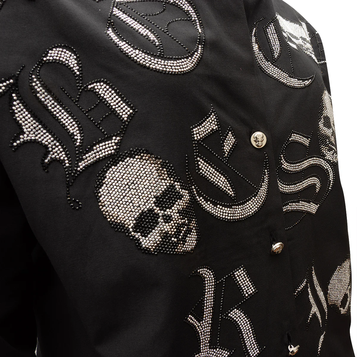 Carmen Bluse Schwarz - Image 3