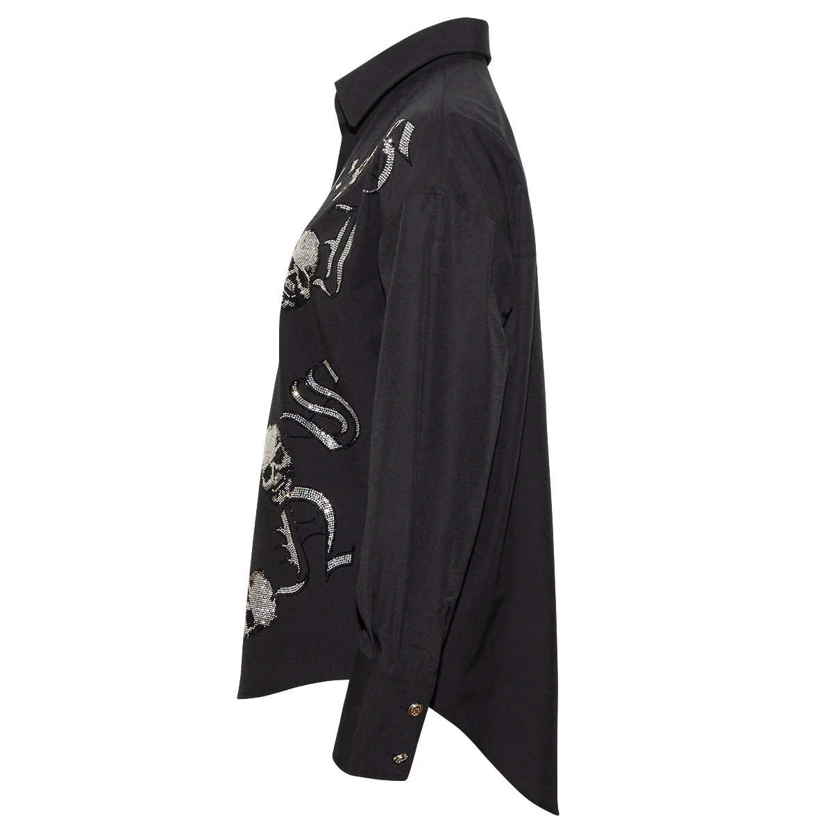 Carmen Bluse Schwarz - Image 5