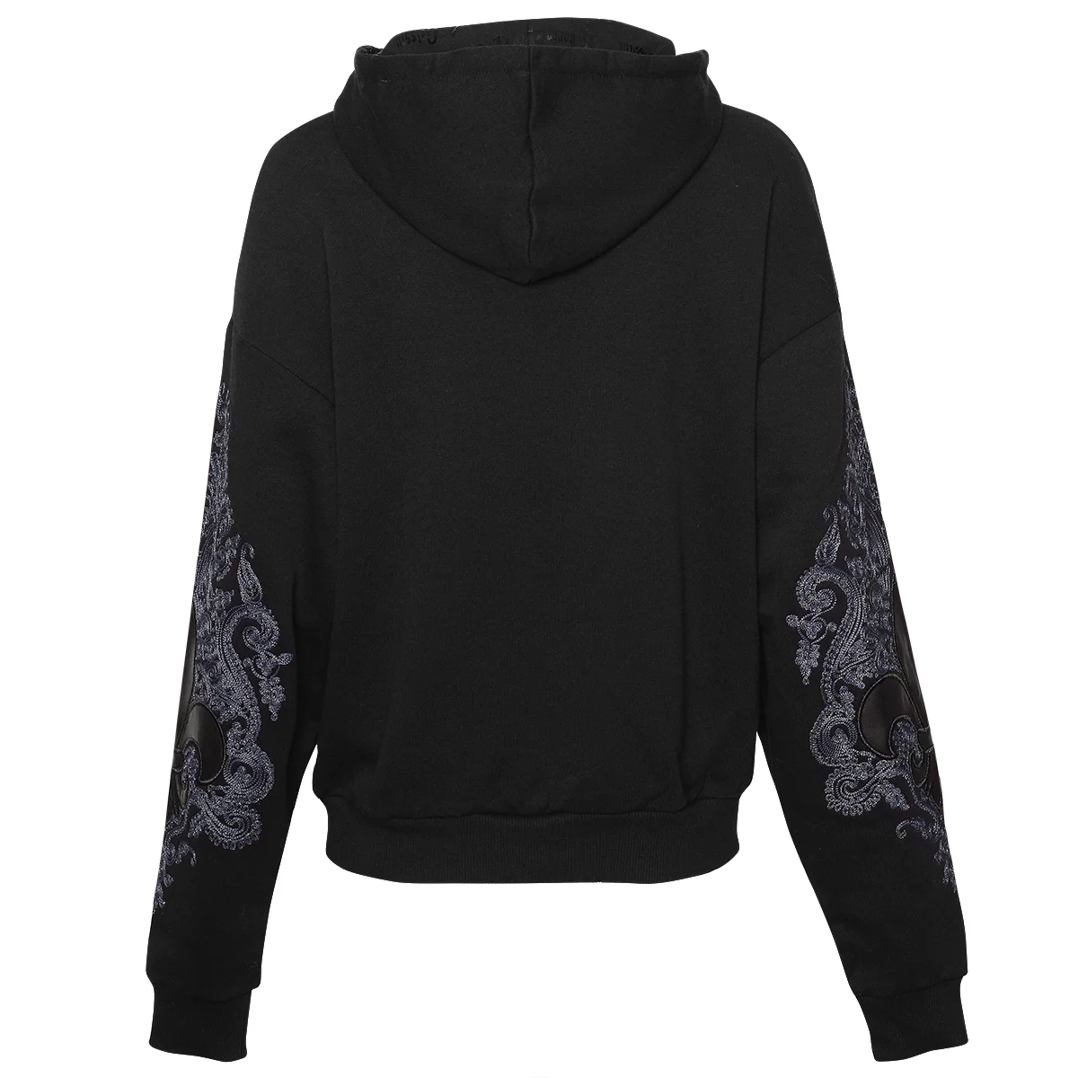 Lilie Hoodie Schwarz Unisex - Image 2