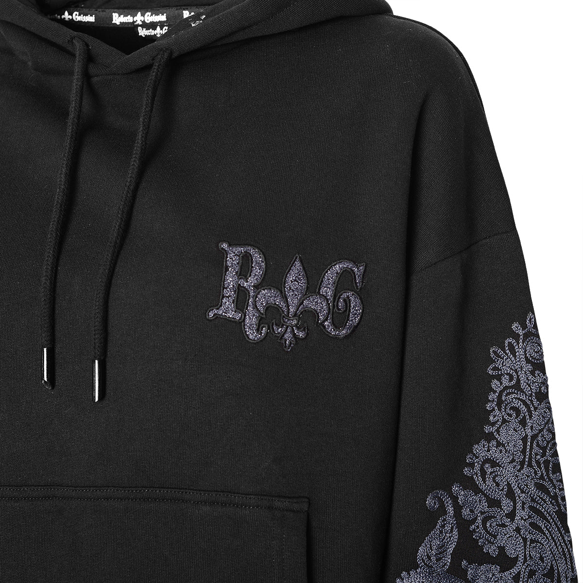 Lilie Hoodie Schwarz Unisex - Image 3
