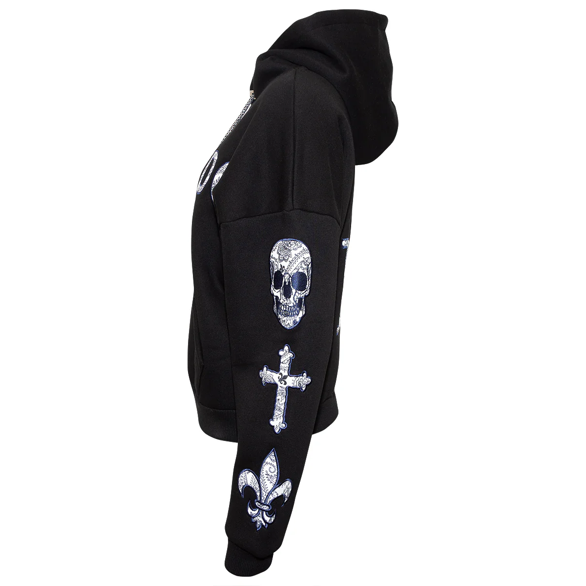 Patch Hoodie Davina Schwarz - Image 4