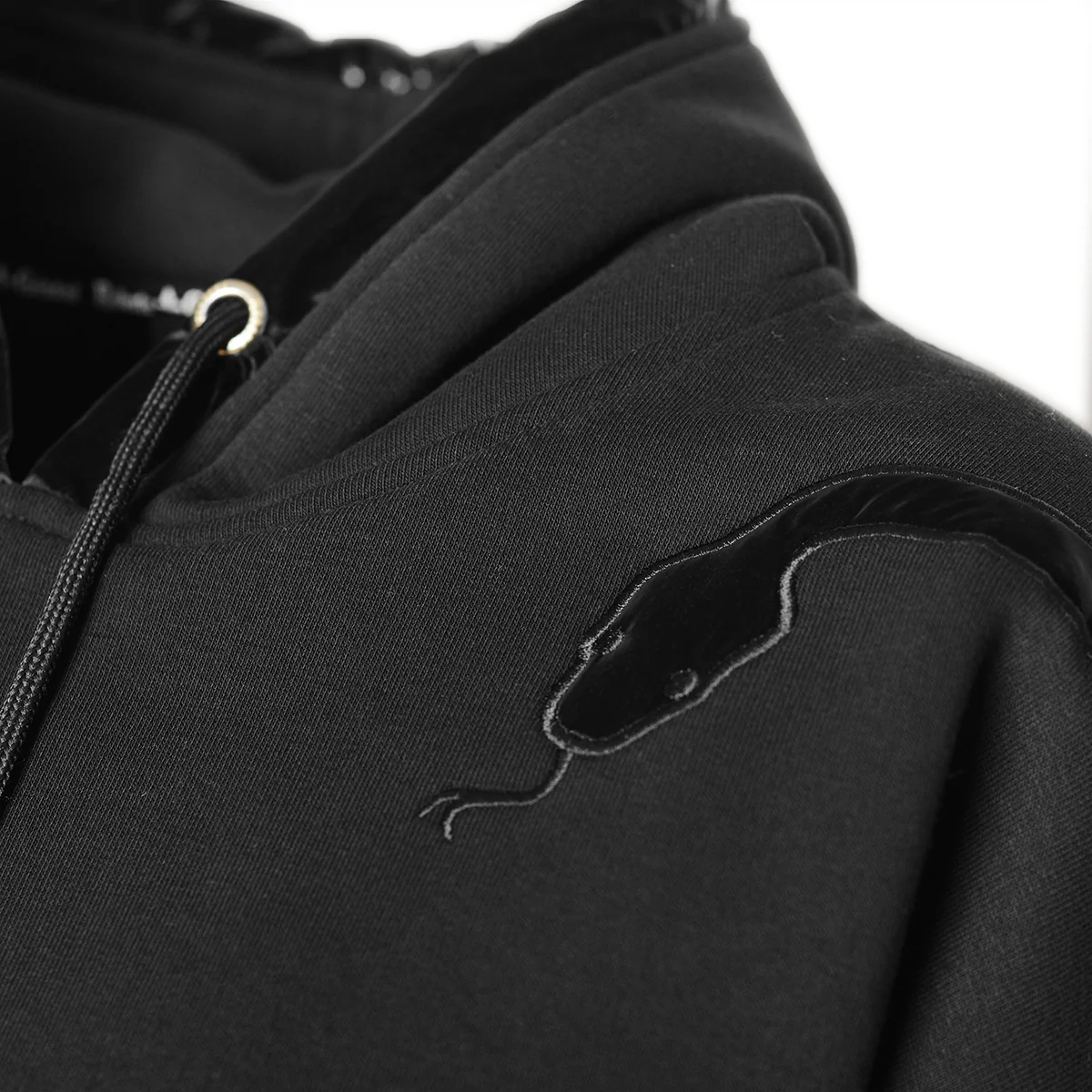 Snake Hoodie Schwarz - Image 3
