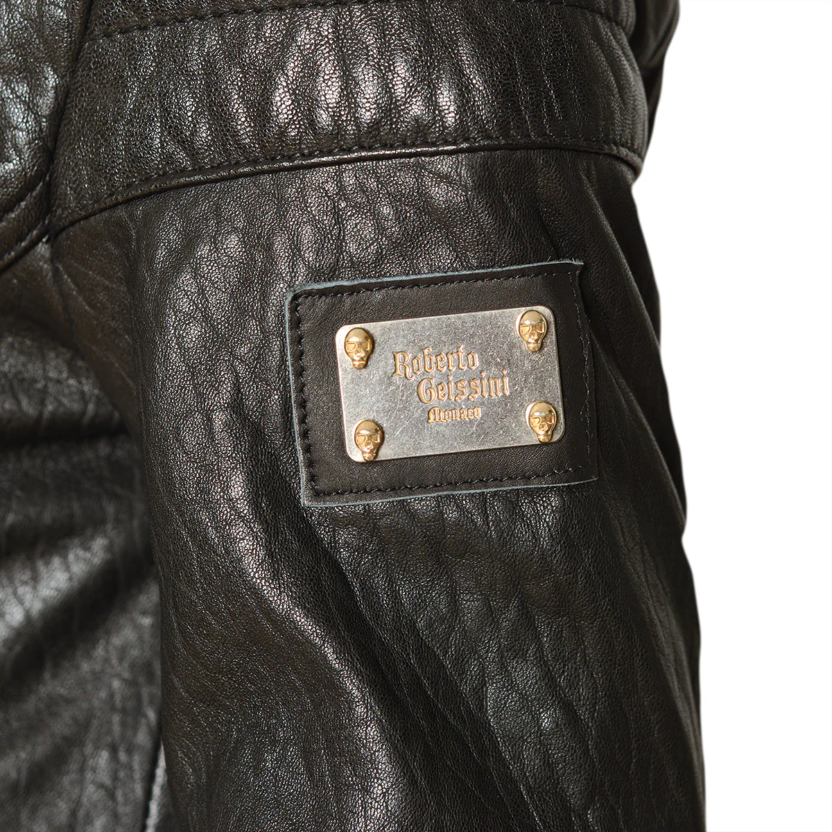 Alla Lederjacke Schwarz Pink - Image 6