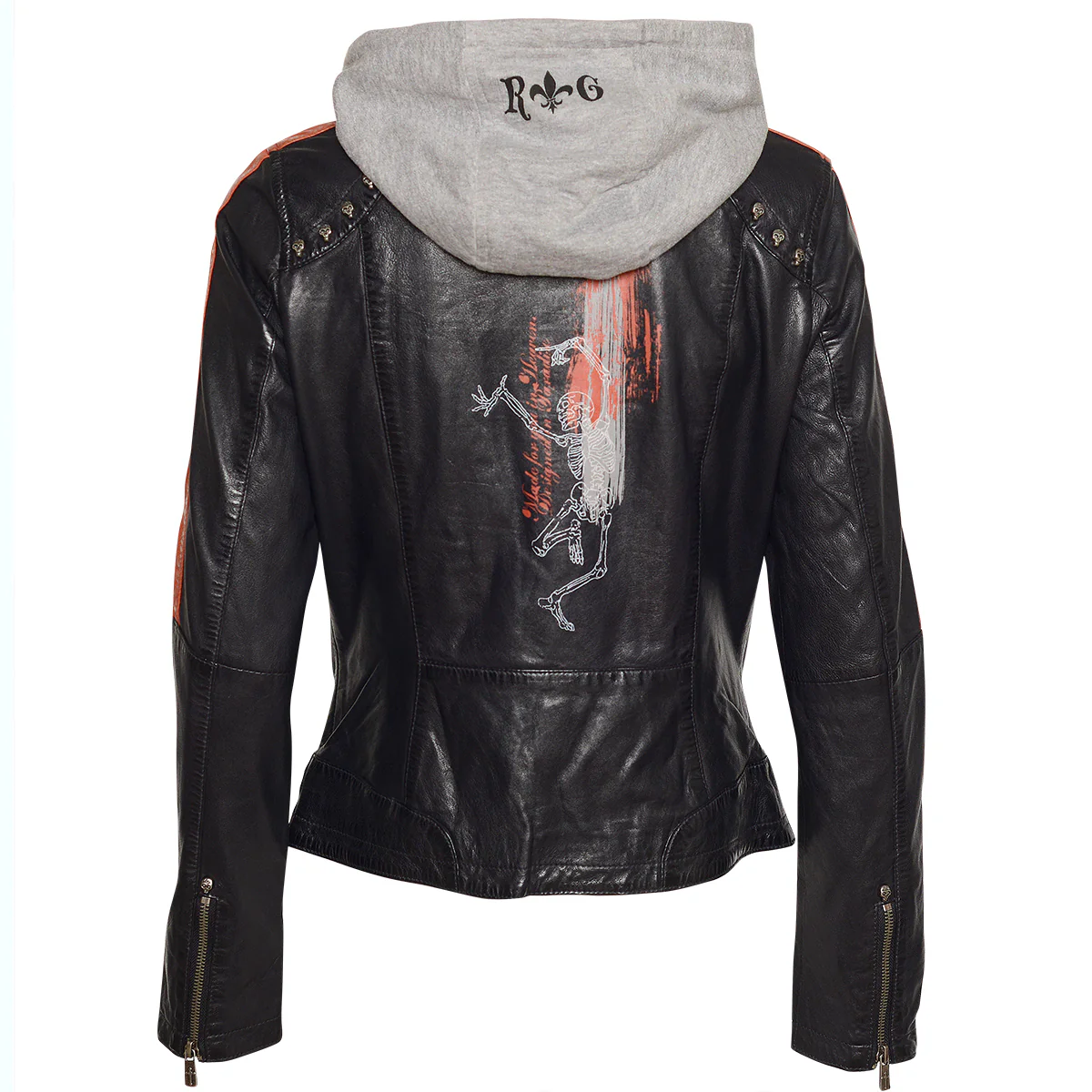 Maylin Lederjacke Schwarz - Image 2