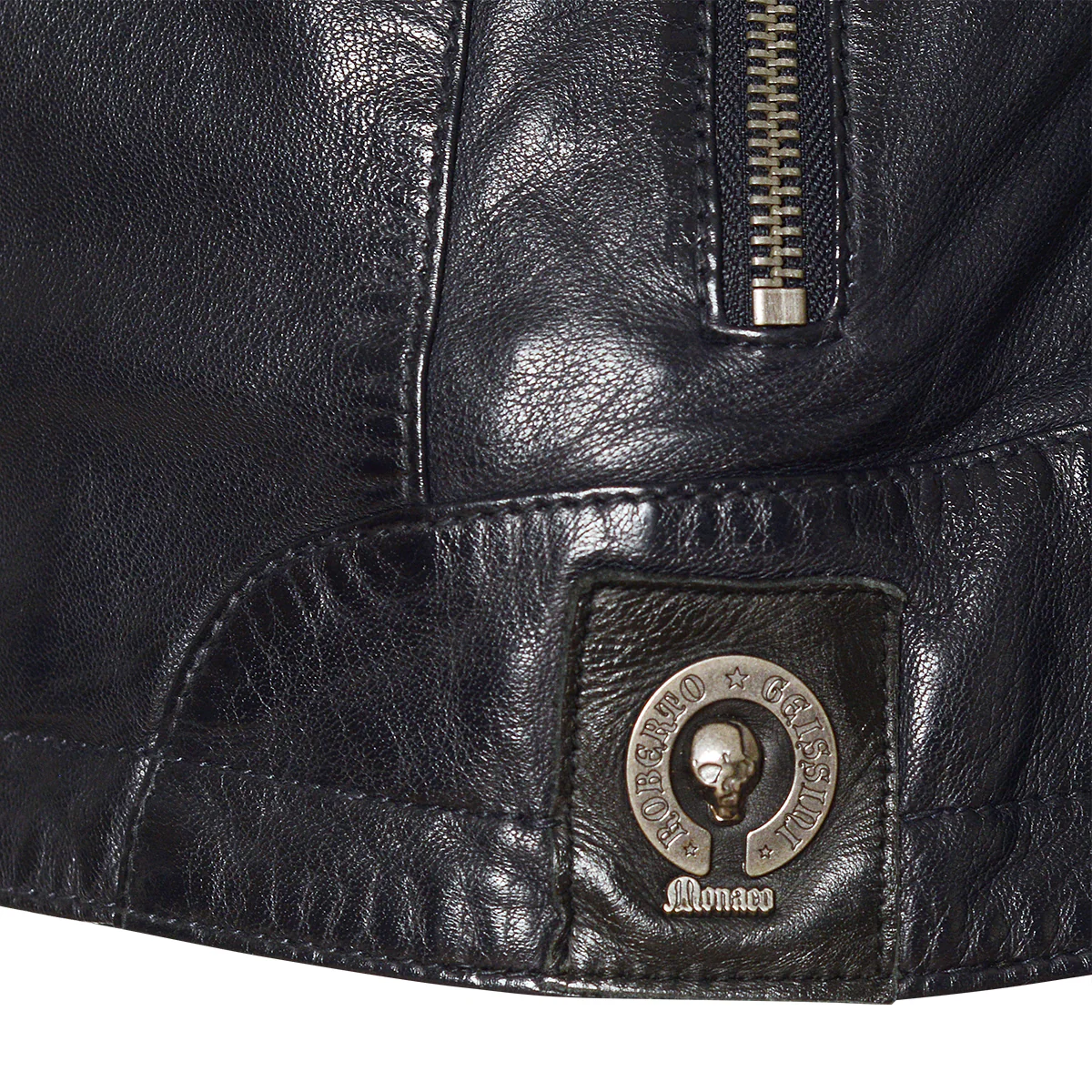 Maylin Lederjacke Schwarz - Image 5