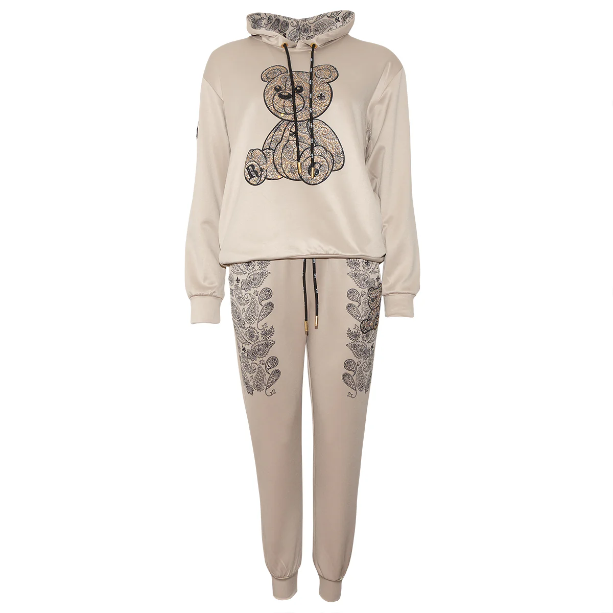 Gold Bear Jogginhose Beige - Image 4