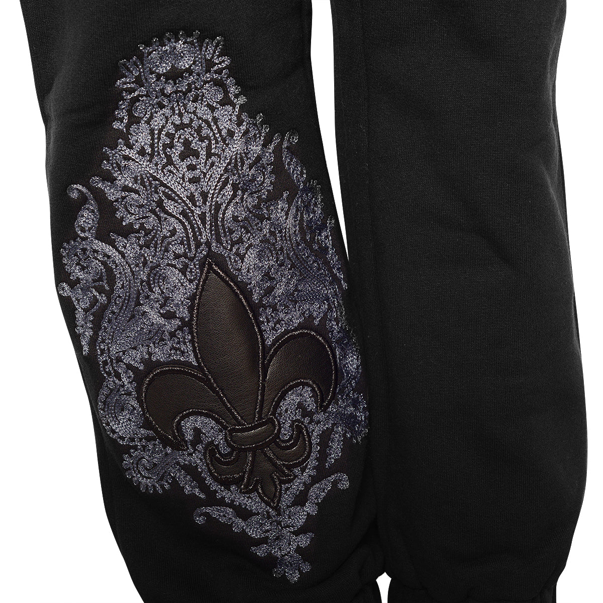Lilie Jogginhose Schwarz Unisex - Image 3