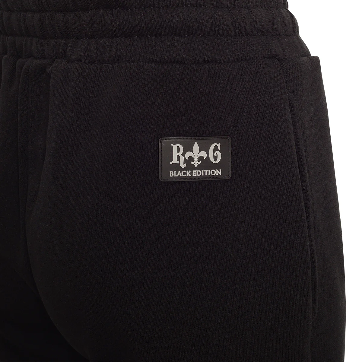 Lilie Jogginhose Schwarz Unisex - Image 4
