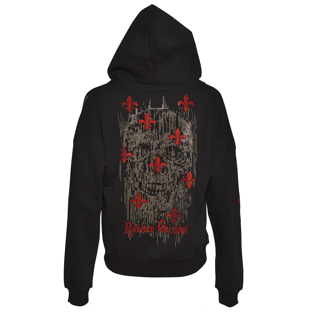 Cross Skull Sweatjacke Schwarz - Image 3