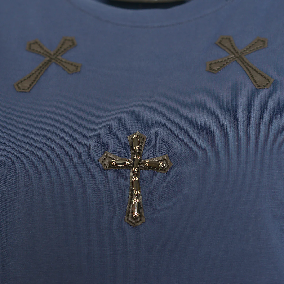 Cross-Wings T-Shirt Dunkelblau - Image 3