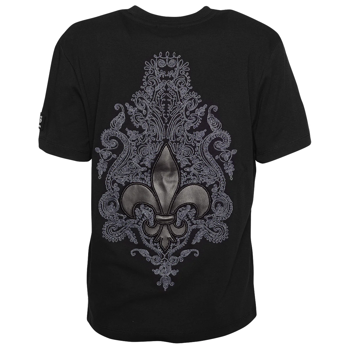 Lilie T-Shirt Schwarz Unisex - Image 2