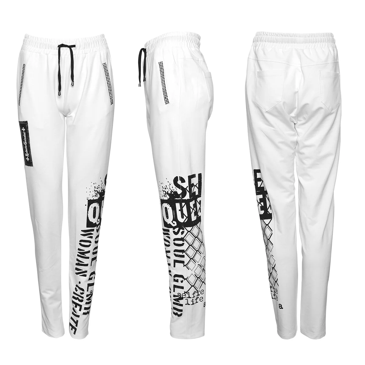 Deluxe Jogginghose Weiß - Image 3