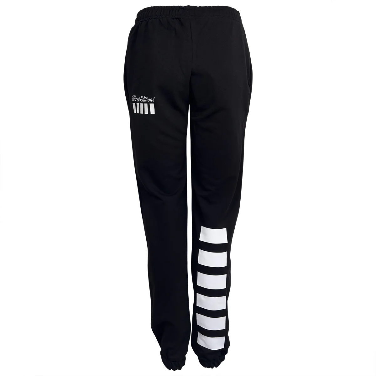 Stripe Jogginghose Schwarz Weiß - Image 2