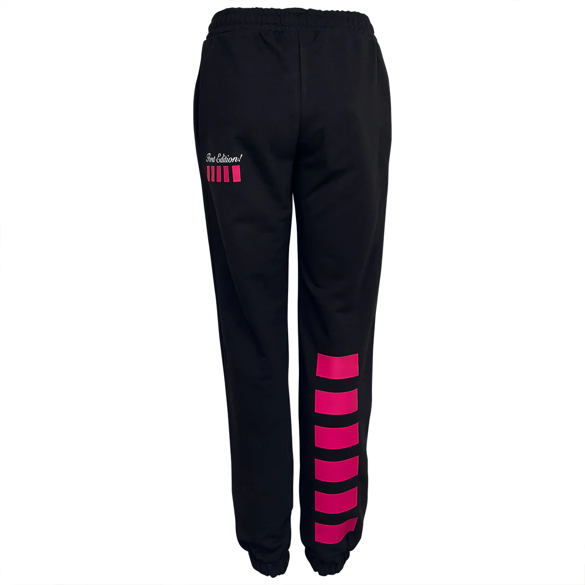 Stripe Jogginghose Schwarz Pink - Image 2