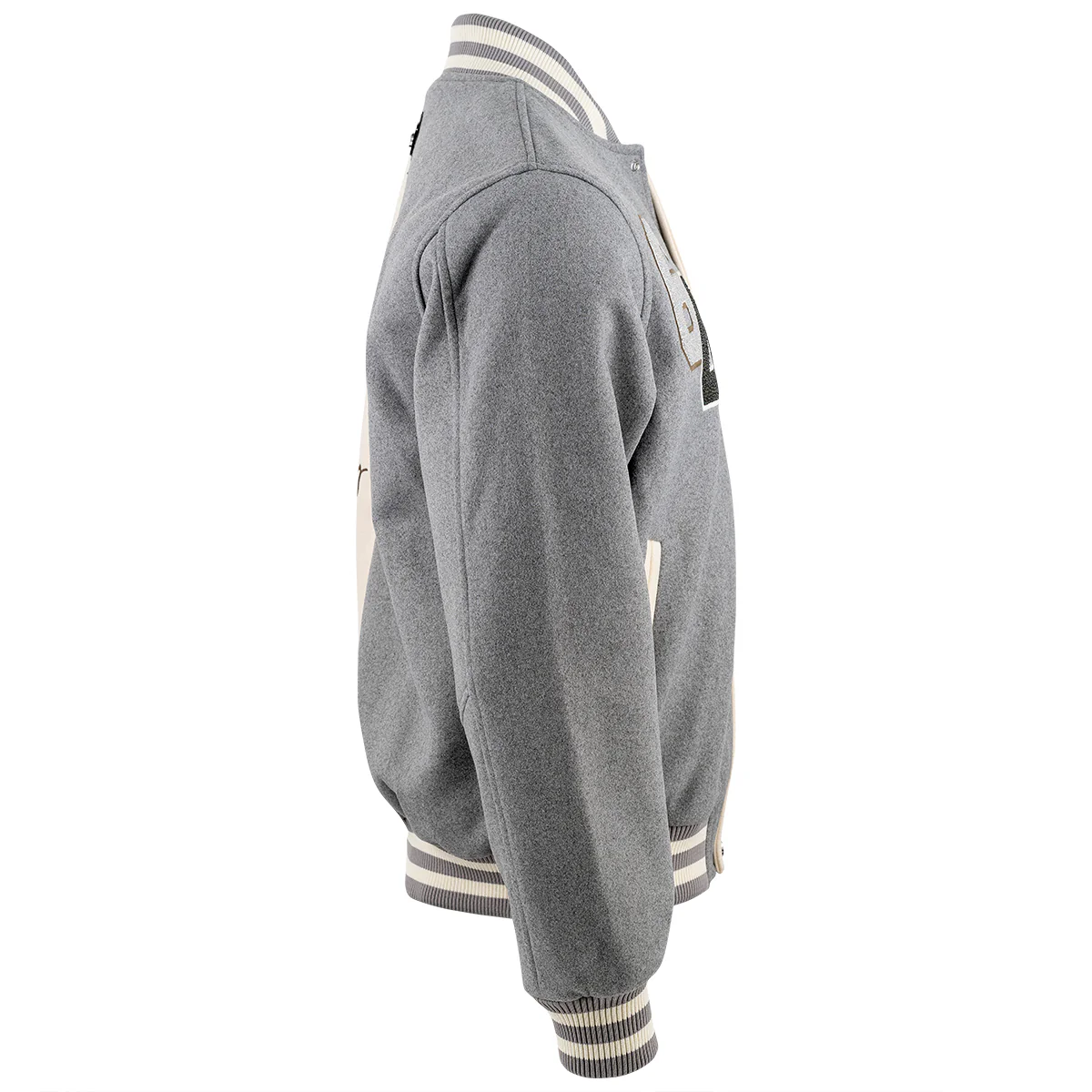 Flower College Jacke Grau - Image 3