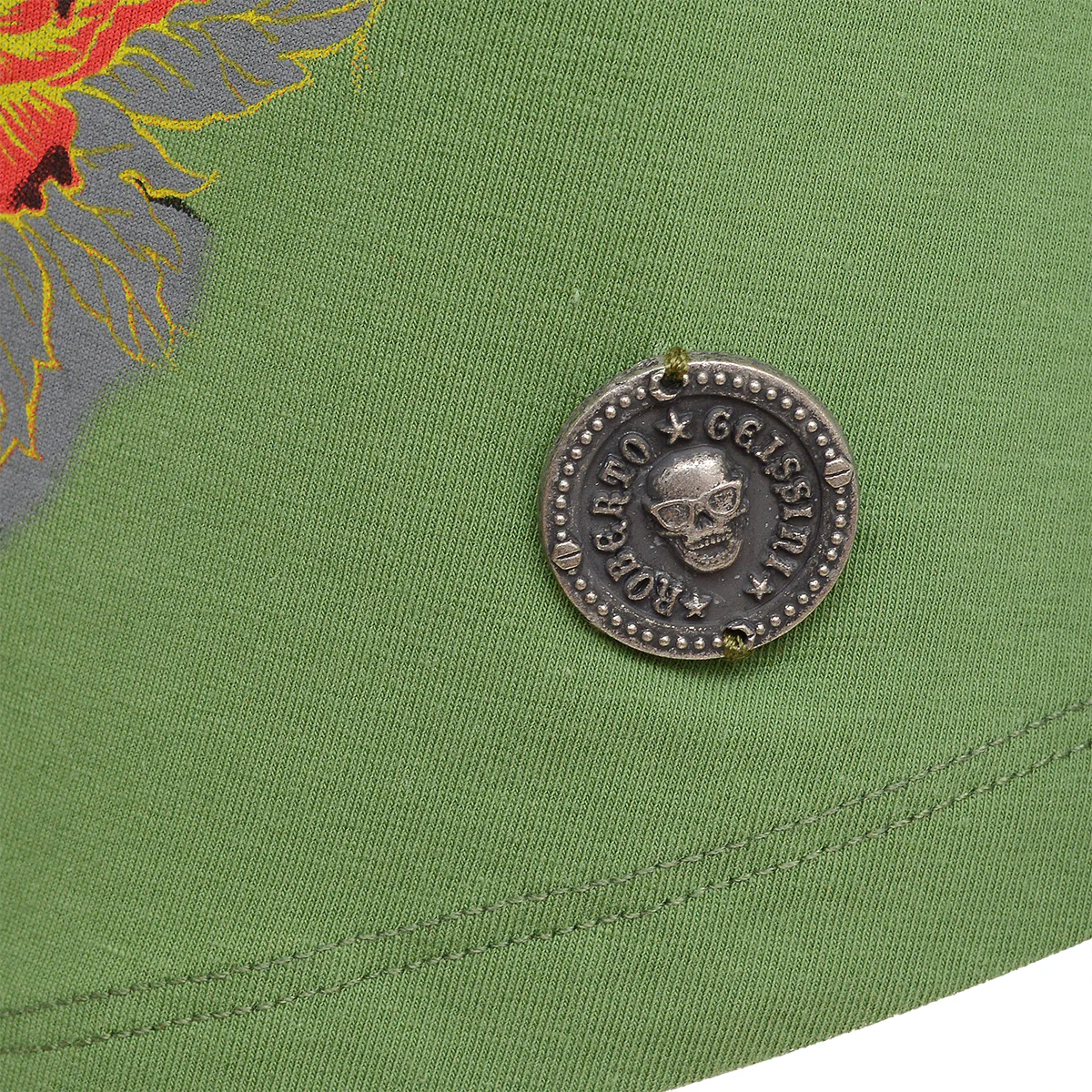 Flower T-Shirt Khaki - Image 4