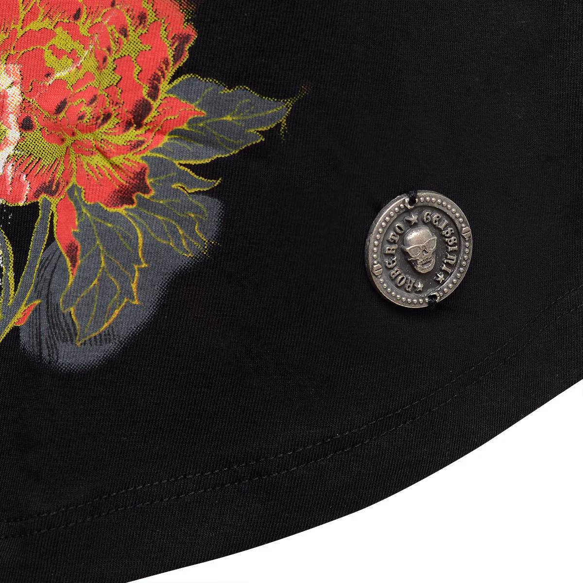 Flower T-Shirt Schwarz - Image 3