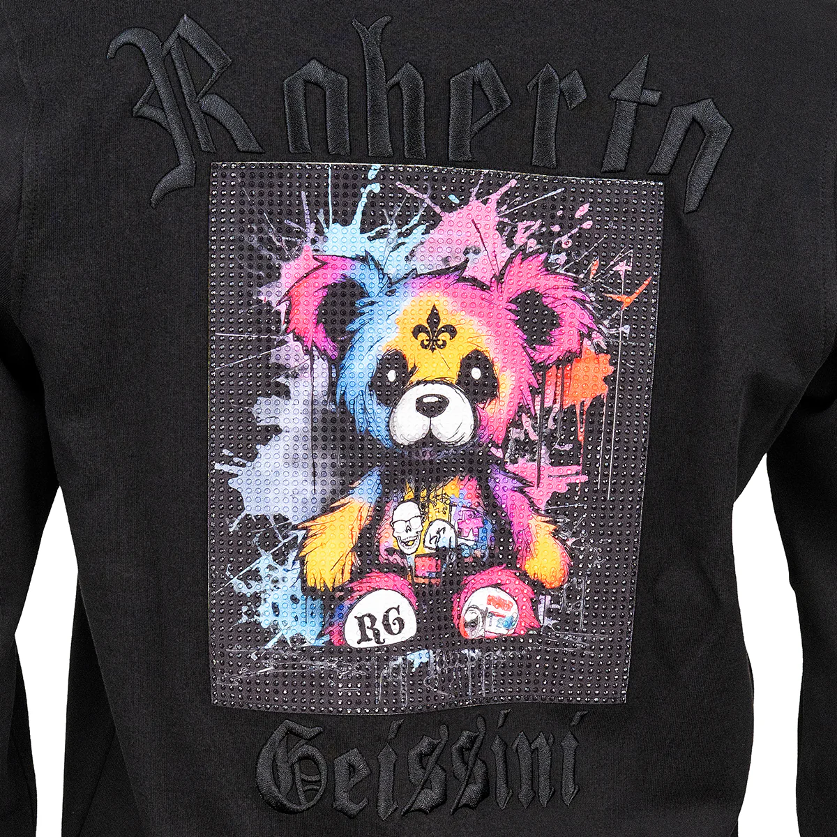 Graffiti Bear Hoodie Jacke - Image 3