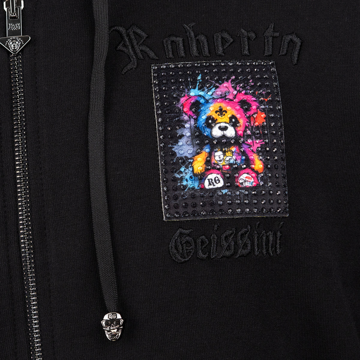 Graffiti Bear Hoodie Jacke - Image 4
