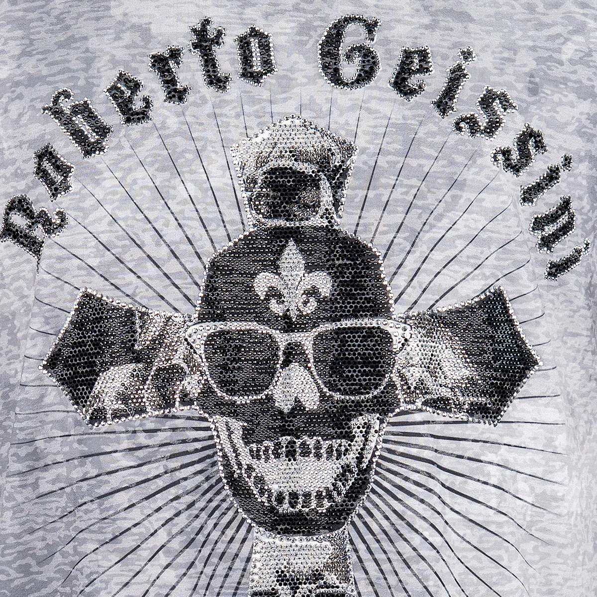 Heaven Burnout V-Neck T-Shirt - Image 3