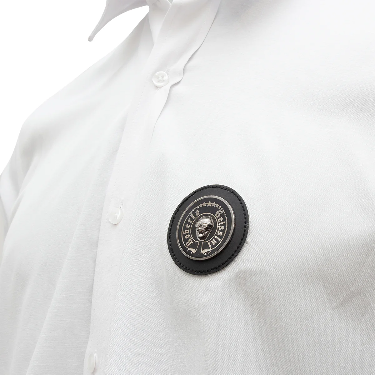 Herren Hemd PATCHES white - Image 3