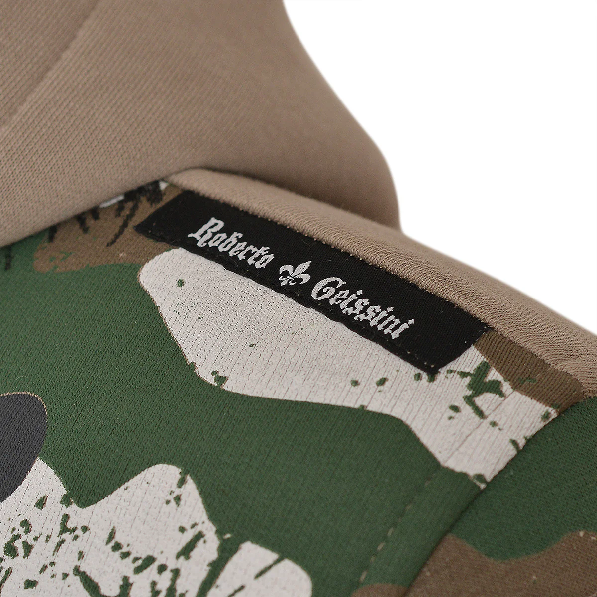 CamouSkull Hoodie Khaki - Image 3