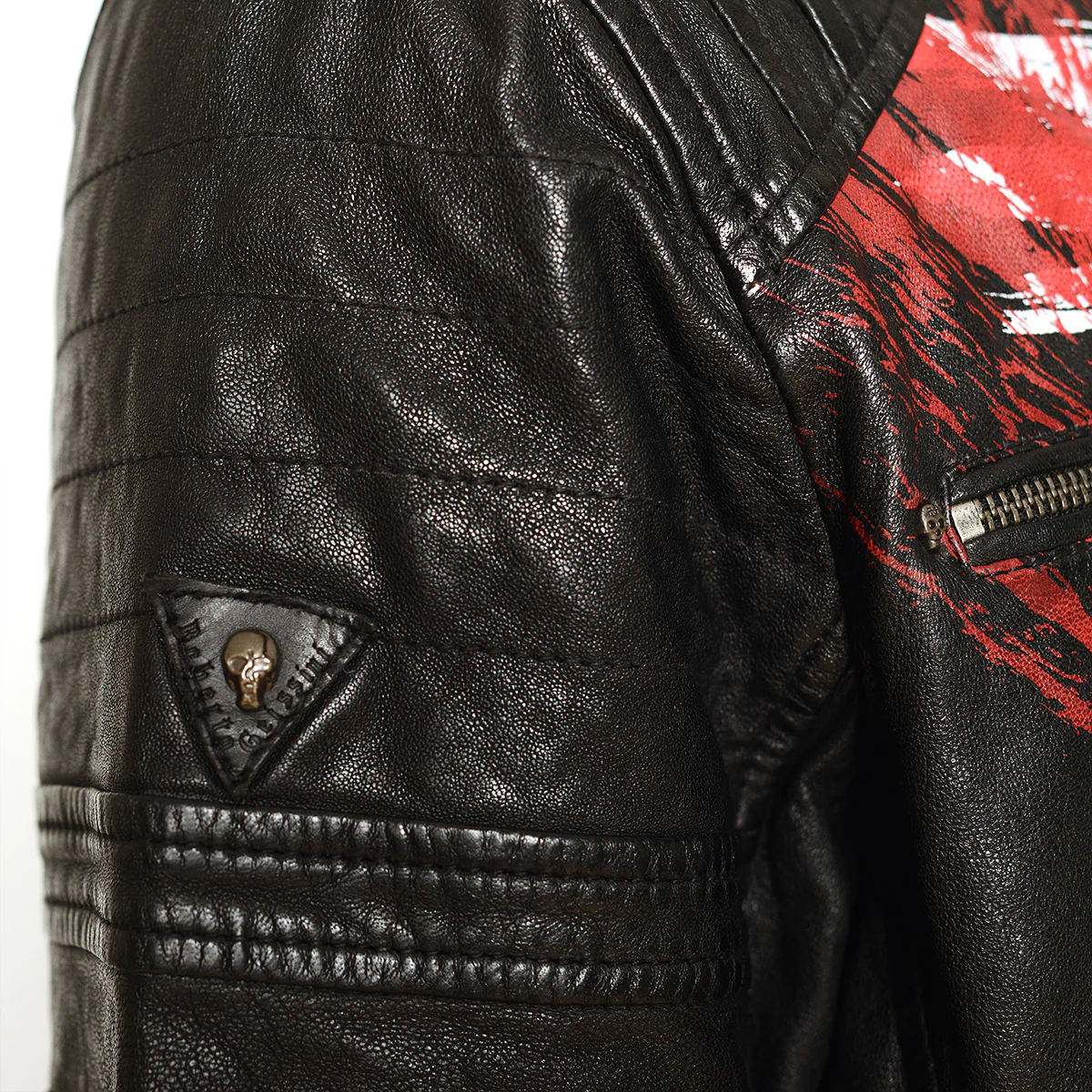 Zenon Lederjacke Schwarz - Image 4