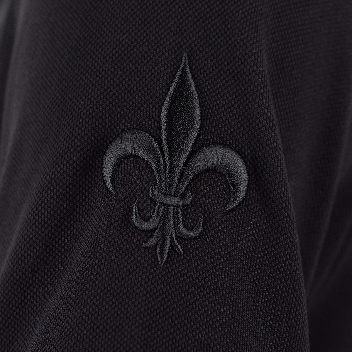 Skull Stitch Polo Schwarz - Image 5