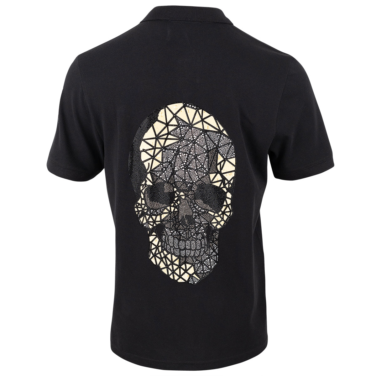 Skull Gold Polo Schwarz - Image 2