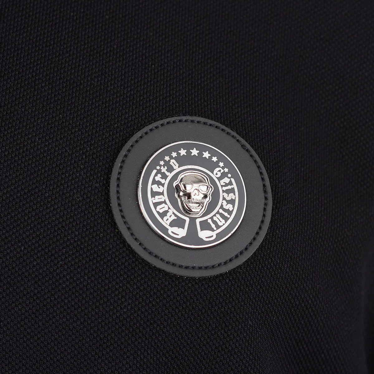 Skull Gold Polo Schwarz - Image 3