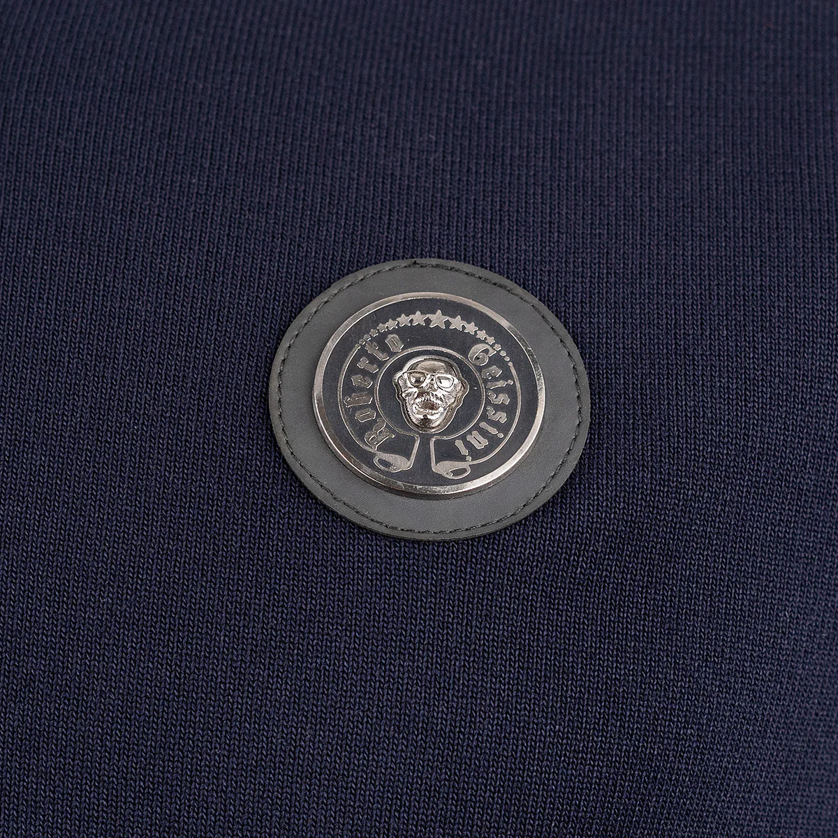 Luxury Strick Polo Dunkelblau - Image 3