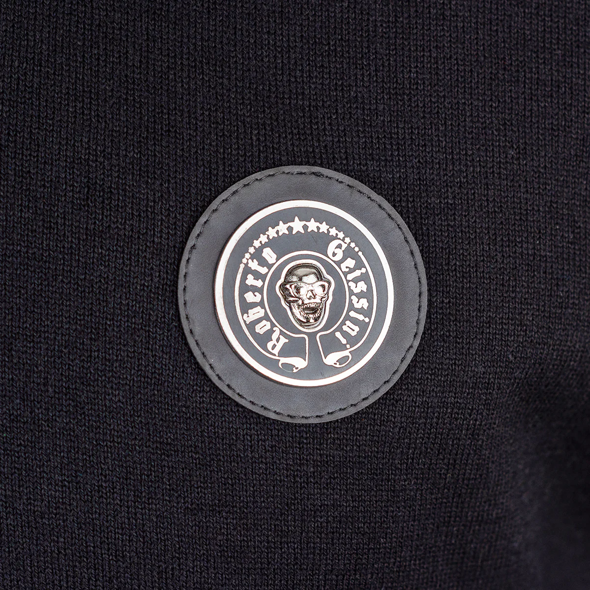 Luxury Strick T-Shirt Schwarz - Image 2
