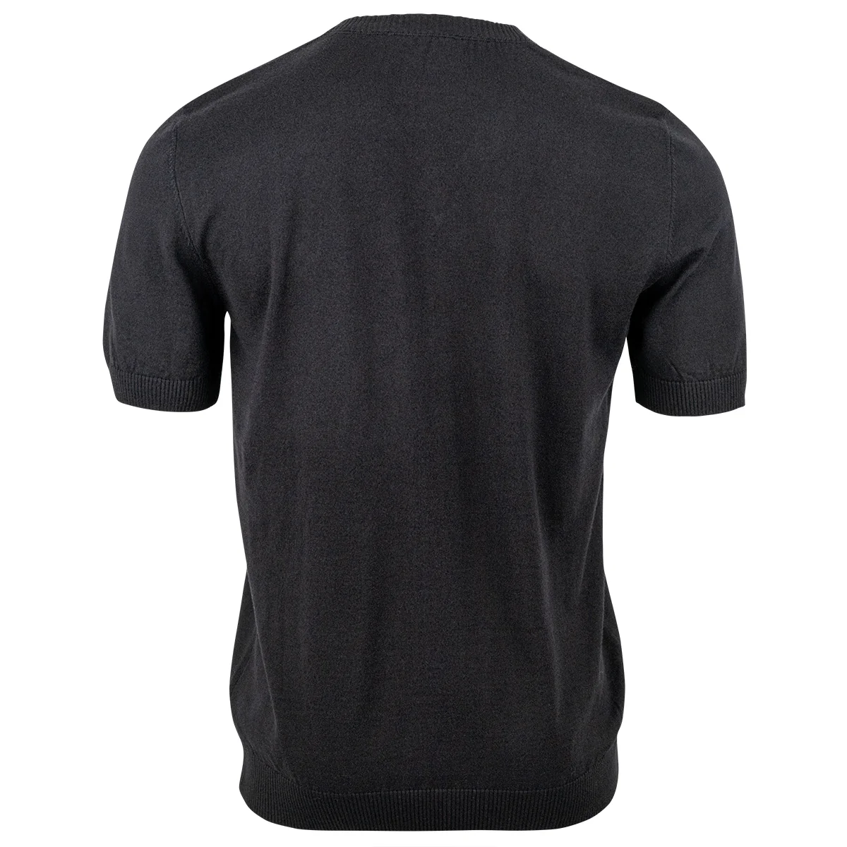 Luxury Strick T-Shirt Schwarz - Image 3