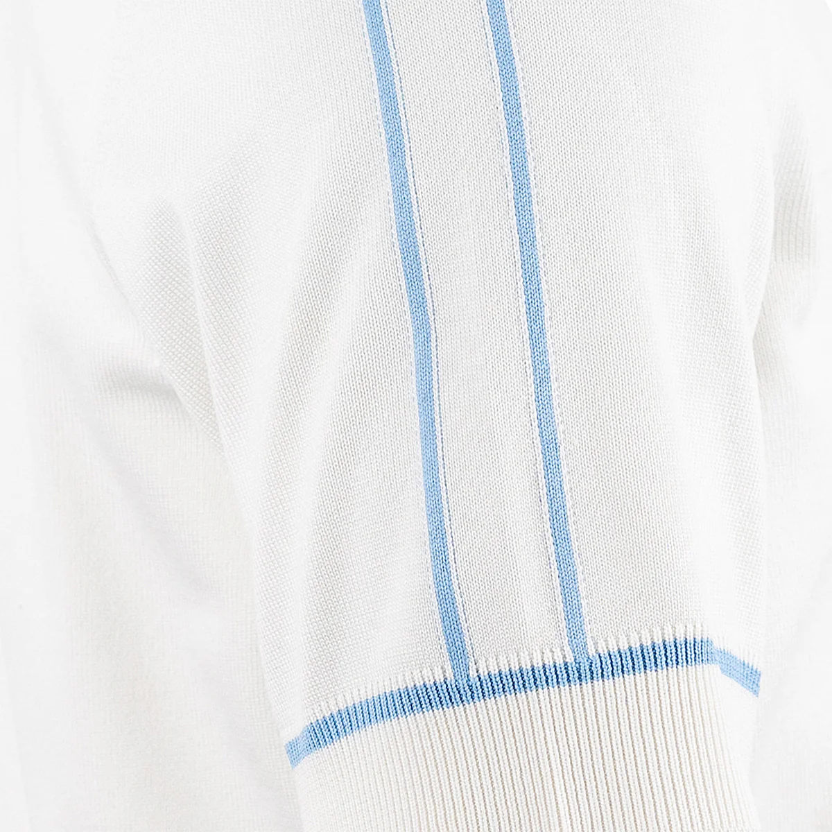 Spring Strick T-Shirt Offwhite - Image 3