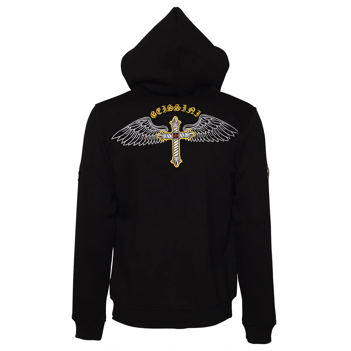 Cross-Wings Sweatjacke Schwarz - Image 3
