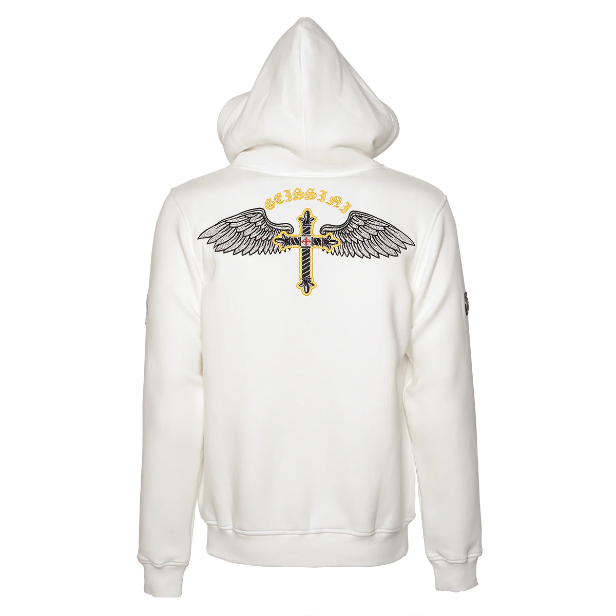 Cross-Wings Sweatjacke Offwhite - Image 3