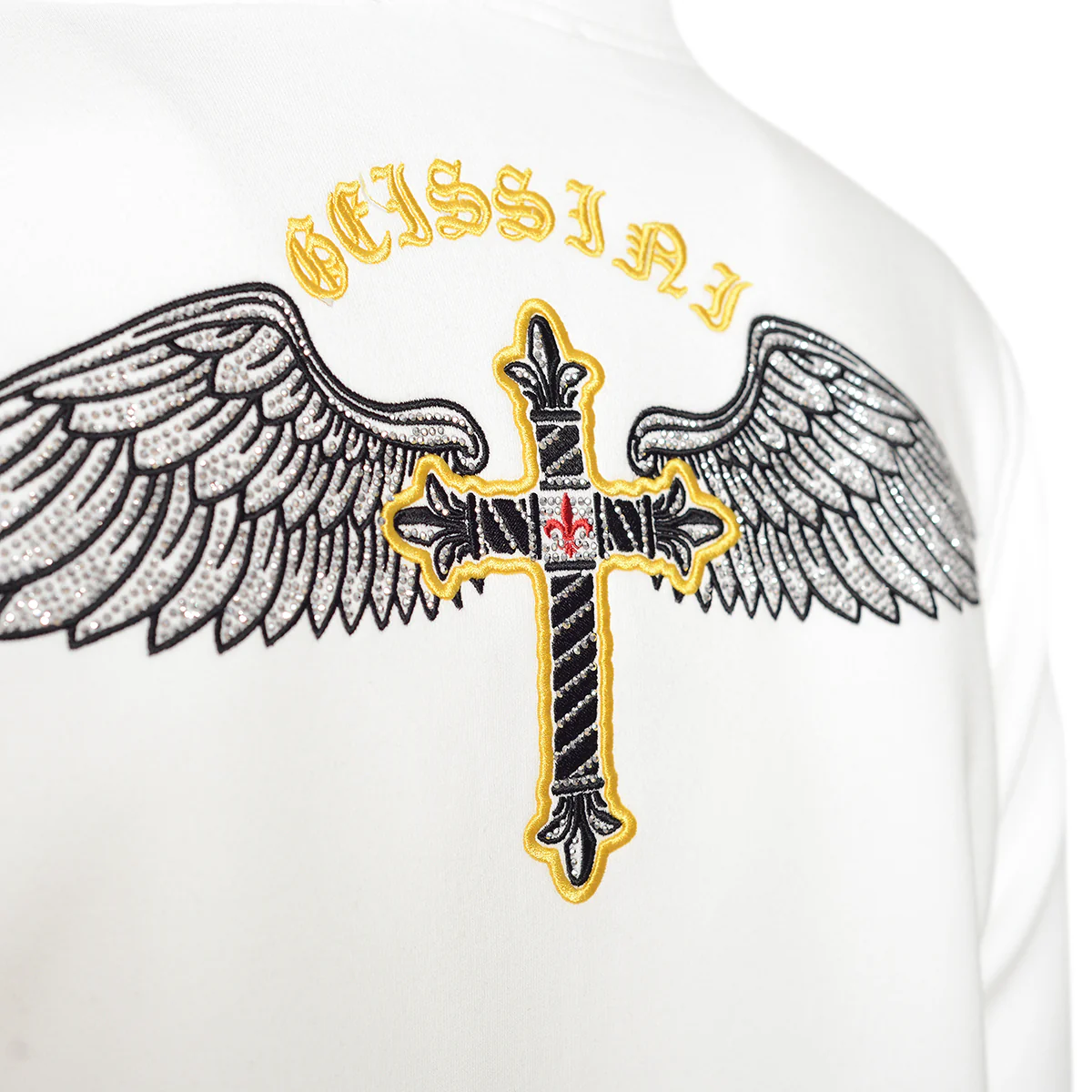 Cross-Wings Sweatjacke Offwhite - Image 5