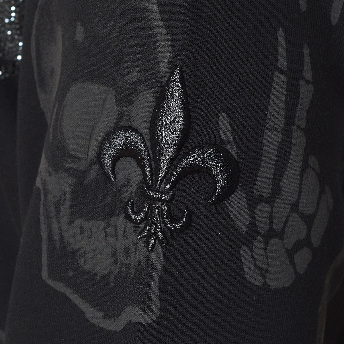 Multi Skull Sweatjacke Schwarz - Image 5