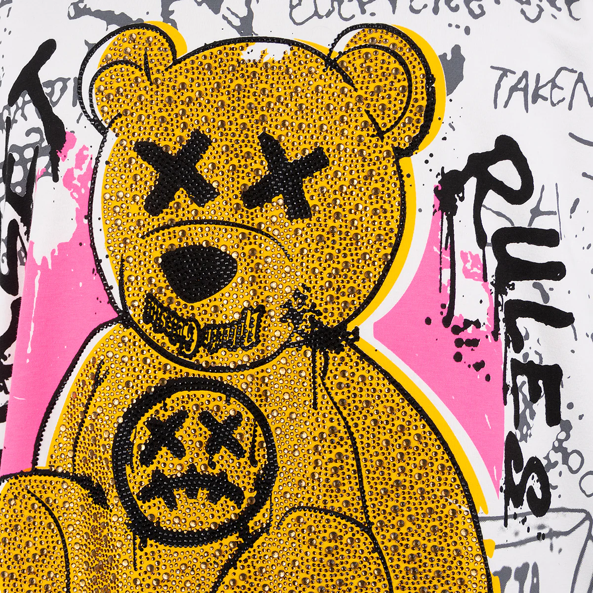 Bear Cross T-Shirt Offwhite - Image 3