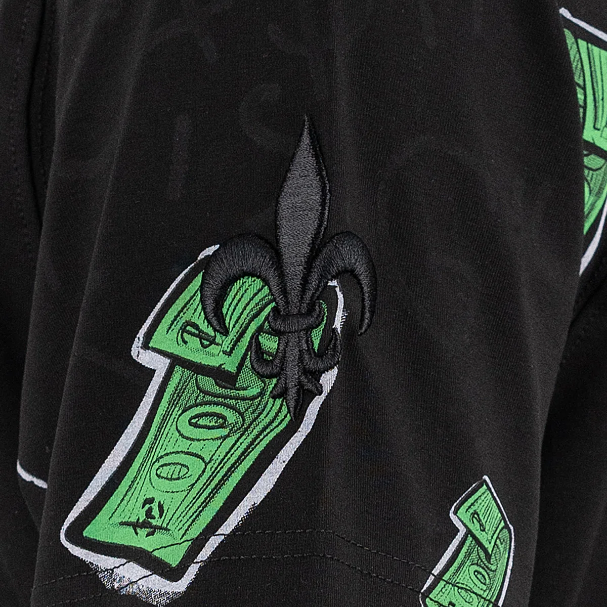 Cash T-Shirt Schwarz - Image 4