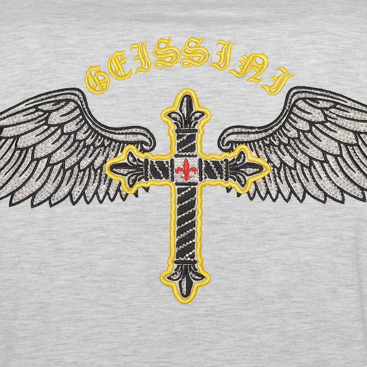 Cross-Wings T-Shirt Grau - Image 3