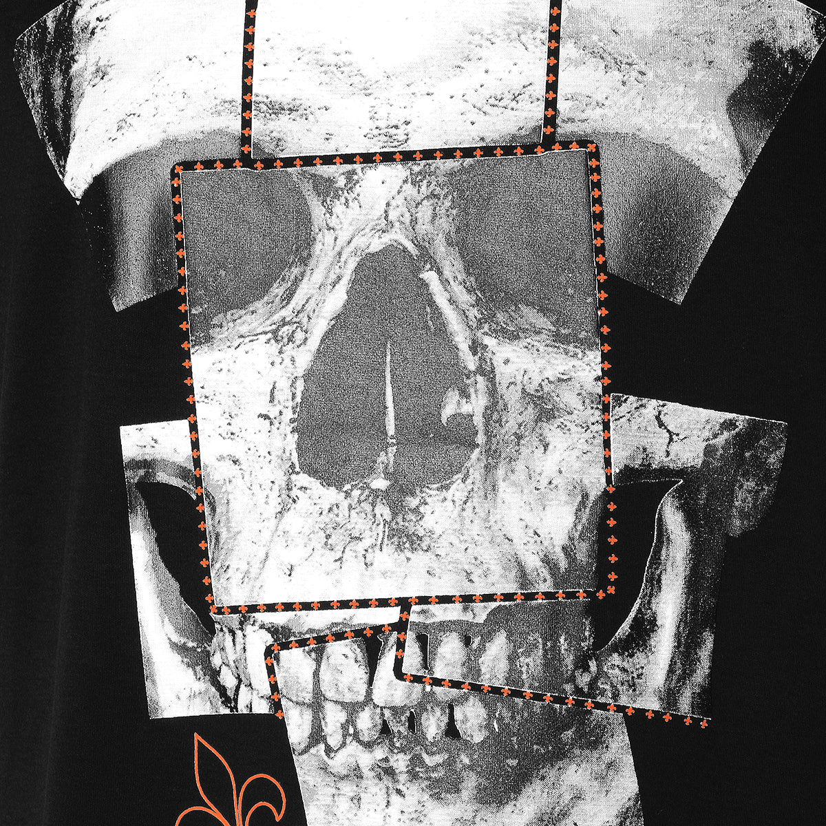 Skull-Cards T-Shirt Schwarz - Image 3