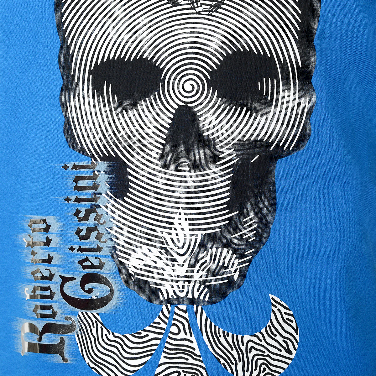 Mystic Skull T-Shirt Blau - Image 5