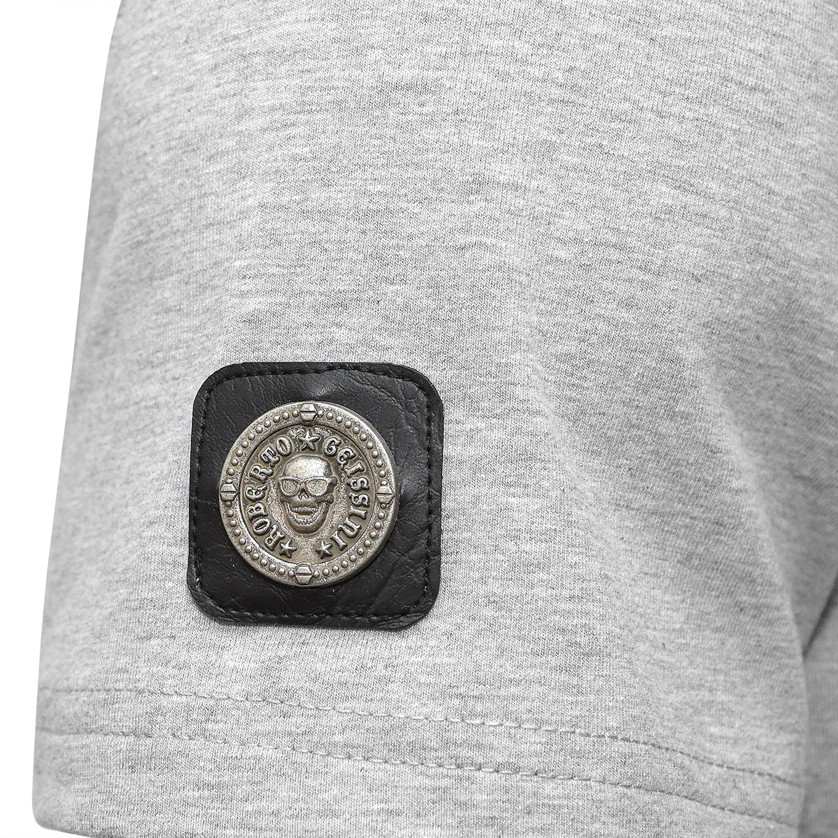 Skull Perfekt T-Shirt Grau - Image 5